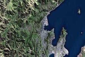 惠靈頓市(首都)衛星地圖-紐西蘭惠靈頓市(首都)中文版地圖瀏覽-惠靈頓旅遊地圖