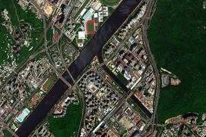沙田區衛星地圖-香港特別行政區新界沙田區地圖瀏覽
