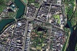 北門衛星地圖-廣西壯族自治區桂林市疊彩區北門街道地圖瀏覽