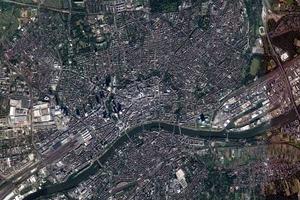 法兰克福市卫星地图-德国法兰克福市中文版地图浏览-法兰克福旅游地图