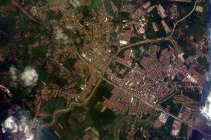 昔加末市衛星地圖-馬來西亞柔佛州昔加末市中文版地圖瀏覽-昔加末旅遊地圖