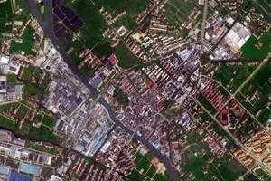 張堰鎮衛星地圖-上海市金山區金山工業區、村地圖瀏覽
