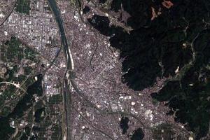 鳥取縣衛星地圖-日本鳥取縣中文版地圖瀏覽-鳥取旅遊地圖