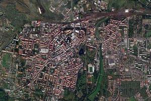 莱格尼察市卫星地图-波兰莱格尼察市中文版地图浏览-莱格尼察旅游地图