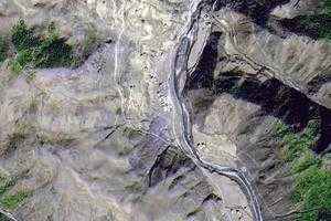 亚火乡卫星地图-四川省甘孜藏族自治州理塘县格聂镇、村地图浏览