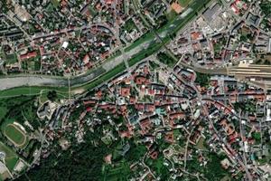 普热梅希尔市卫星地图-波兰普热梅希尔市中文版地图浏览-普热梅希尔旅游地图