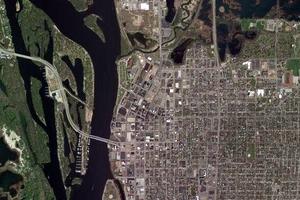 拉克罗斯市卫星地图-美国威斯康星州拉克罗斯市中文版地图浏览-拉克罗斯旅游地图