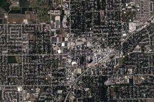诺默尔市卫星地图-美国伊利诺斯州诺默尔市中文版地图浏览-诺默尔旅游地图