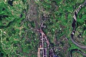 柏林镇卫星地图-四川省达州市大竹县白塔街道、村地图浏览