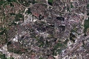 盧布林市衛星地圖-波蘭盧布林市中文版地圖瀏覽-盧布林旅遊地圖