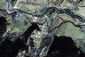 冻列乡卫星地图-四川省阿坝藏族羌族自治州若尔盖县铁布镇、村地图浏览