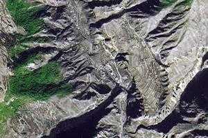 美沃乡卫星地图-四川省阿坝藏族羌族自治州小金县四姑娘山镇、村地图浏览