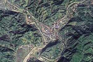 磁峰镇卫星地图-四川省成都市彭州市餮艚值、村地图浏览