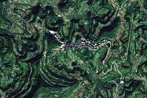 花罐镇卫星地图-四川省南充市南部县满福街道、村地图浏览