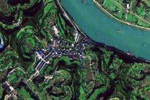 盘龙镇卫星地图-四川省南充市南部县满福街道、村地图浏览