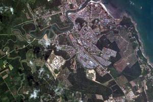 豐盛港市衛星地圖-馬來西亞柔佛州豐盛港市中文版地圖瀏覽-豐盛港旅遊地圖