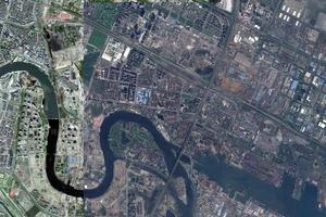天津经济技术开发区东区泰达卫星地图-天津市滨海新区塘沽街道地图浏览
