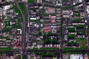 車公庄社區衛星地圖-北京市西城區展覽路街道濱河社區地圖瀏覽