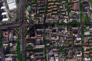 半壁街社區衛星地圖-北京市西城區新街口街道中直社區地圖瀏覽
