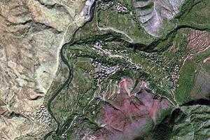 白松鄉衛星地圖-四川省甘孜藏族自治州得榮縣瓦卡鎮、村地圖瀏覽