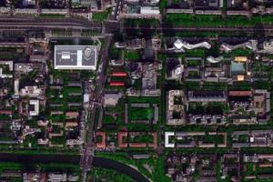 全国总工会住宅区社区卫星地图-北京市西城区月坛街道复兴门外社区地图浏览
