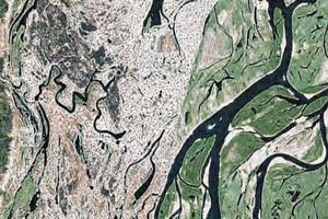 雅库茨克市卫星地图-俄罗斯雅库茨克市中文版地图浏览-雅库茨克旅游地图