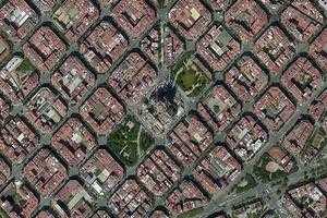 西班牙聖家族大教堂旅遊地圖_西班牙聖家族大教堂衛星地圖_西班牙聖家族大教堂景區地圖