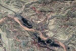 阿拉騰朝克蘇木衛星地圖-內蒙古自治區阿拉善盟阿拉善右旗巴丹吉林鎮地圖瀏覽