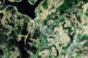 洪水乡卫星地图-贵州省毕节市黔西县莲城街道、村地图浏览