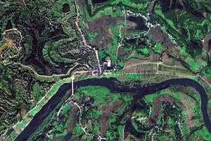 肖家乡卫星地图-四川省南充市南部县满福街道、村地图浏览