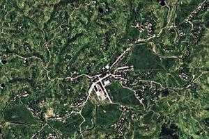 八渡乡卫星地图-四川省达州市大竹县白塔街道、村地图浏览