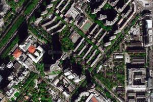 高家园社区卫星地图-北京市朝阳区东湖街道酒仙桥街道万红路社区地图浏览