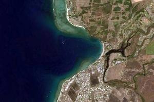 毛里求斯海豚湾旅游地图_毛里求斯海豚湾卫星地图_毛里求斯海豚湾景区地图