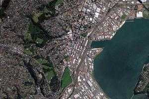 达尼丁市卫星地图-新西兰达尼丁市中文版地图浏览-达尼丁旅游地图