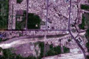 城关乡卫星地图-新疆维吾尔自治区阿克苏地区喀什地区英吉沙县英吉沙工业园区、村地图浏览