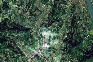 万年镇卫星地图-四川省南充市南部县满福街道、村地图浏览