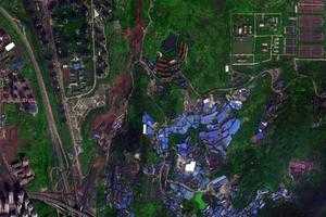 雞冠石鎮衛星地圖-重慶市南岸區天文街道、村地圖瀏覽
