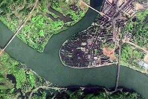 黔城镇卫星地图-湖南省怀化市洪江市黔城镇、村地图浏览