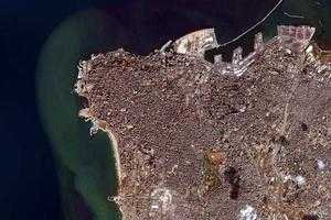 贝鲁特市(首都)卫星地图-黎巴嫩贝鲁特市(首都)中文版地图浏览-贝鲁特旅游地图