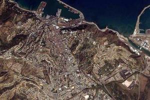 斯基克達市衛星地圖-阿爾及利亞斯基克達市中文版地圖瀏覽-斯基克達旅遊地圖