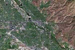 博伊西市衛星地圖-美國愛達荷州博伊西市中文版地圖瀏覽-博伊西旅遊地圖