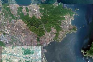 威海市卫星地图-山东省威海市、区、县、村各级地图浏览