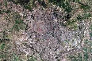 亚的斯亚贝巴市(首都)卫星地图-埃塞俄比亚亚的斯亚贝巴市(首都)中文版地图浏览-亚的斯亚贝巴旅游地图