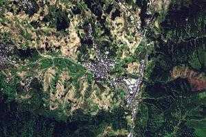长安镇卫星地图-安徽省宣城市绩溪县生态工业园区、村地图浏览