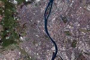 布达佩斯市(首都)卫星地图-匈牙利布达佩斯市(首都)中文版地图浏览-布达佩斯旅游地图