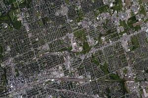 倫敦市衛星地圖-加拿大倫敦市中文版地圖瀏覽-倫敦旅遊地圖