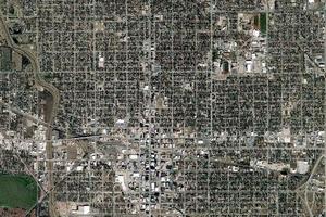 哈欽森市衛星地圖-美國堪薩斯州哈欽森市中文版地圖瀏覽-哈欽森旅遊地圖