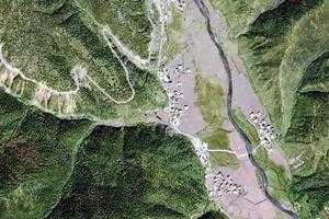 热打乡卫星地图-四川省甘孜藏族自治州乡城县热打乡、村地图浏览