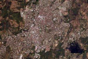 聖安娜市衛星地圖-薩爾瓦多聖安娜市中文版地圖瀏覽-聖安娜旅遊地圖