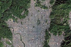 京都市衛星地圖-日本京都市中文版地圖瀏覽-京都旅遊地圖